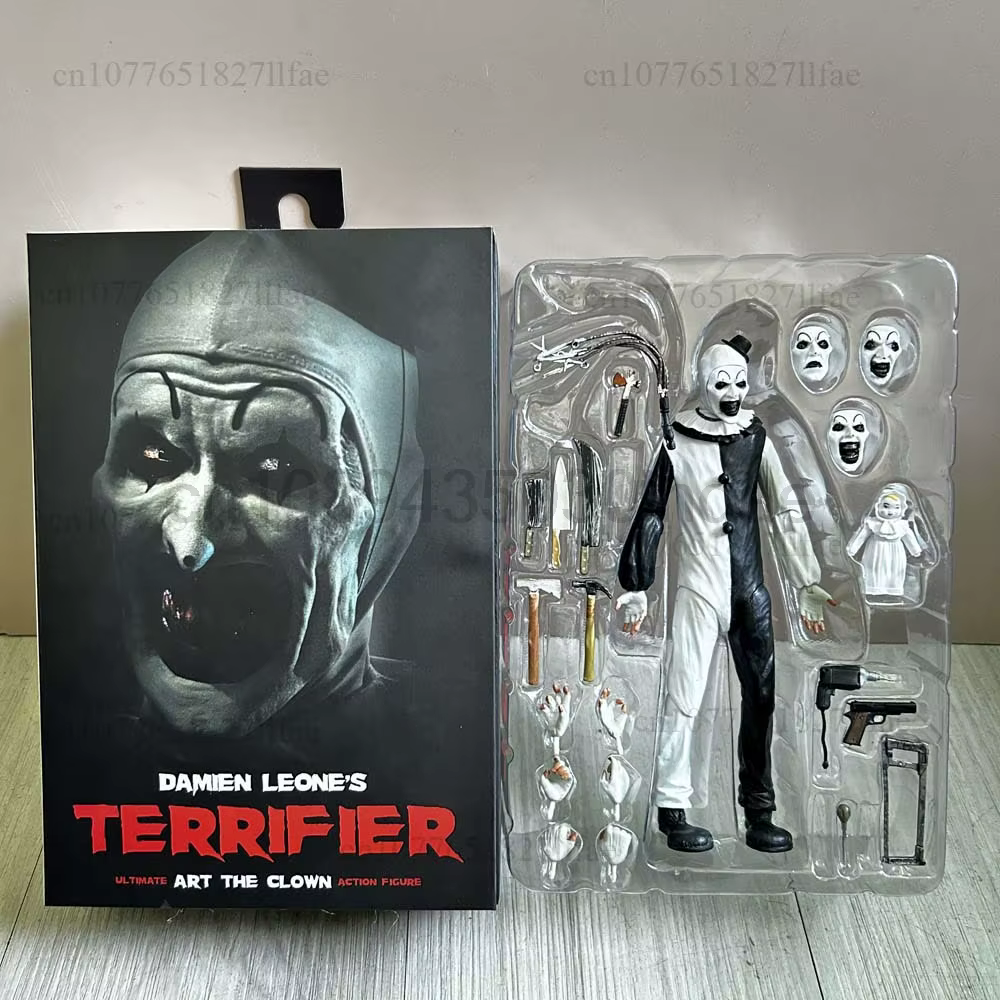 Figurine The Clown BLOOD SOAKED de Damien Leone, Figurine d'action articulée Terrifier, Modèle de jouet, Poupée articulée, Cadeau