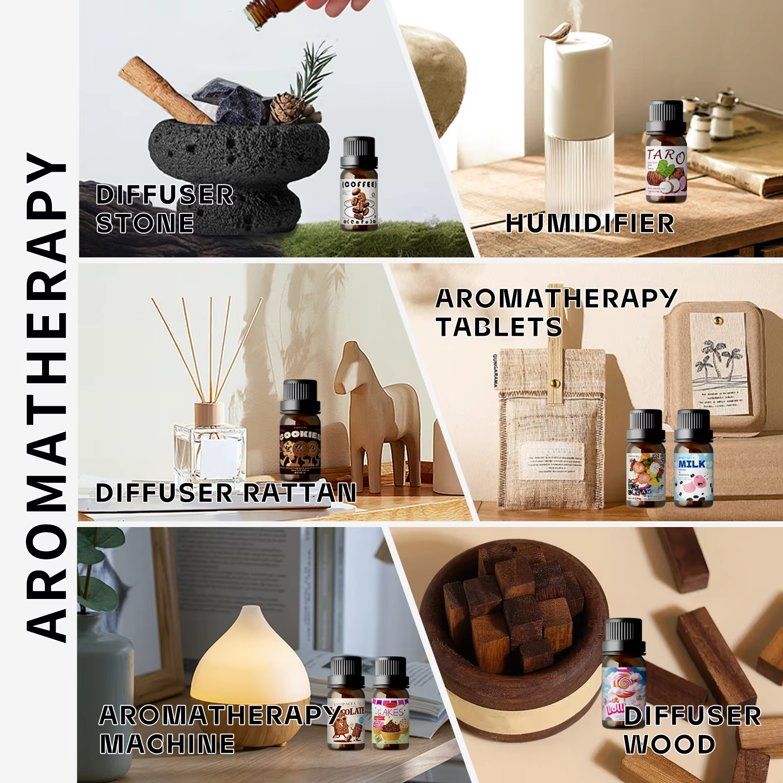 Huiles parfumées à la guimauve/à la barbe à papa de 10 ml