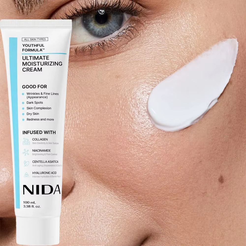NIDA plante naturelle Texture rafraîchissante crème pour le visage à Absorption rapide fonctions multiples