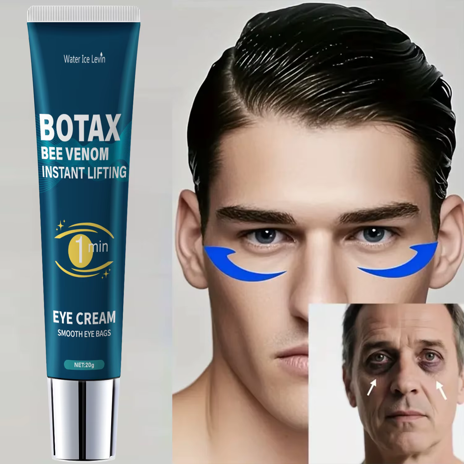 Gel raffermissant pour les yeux