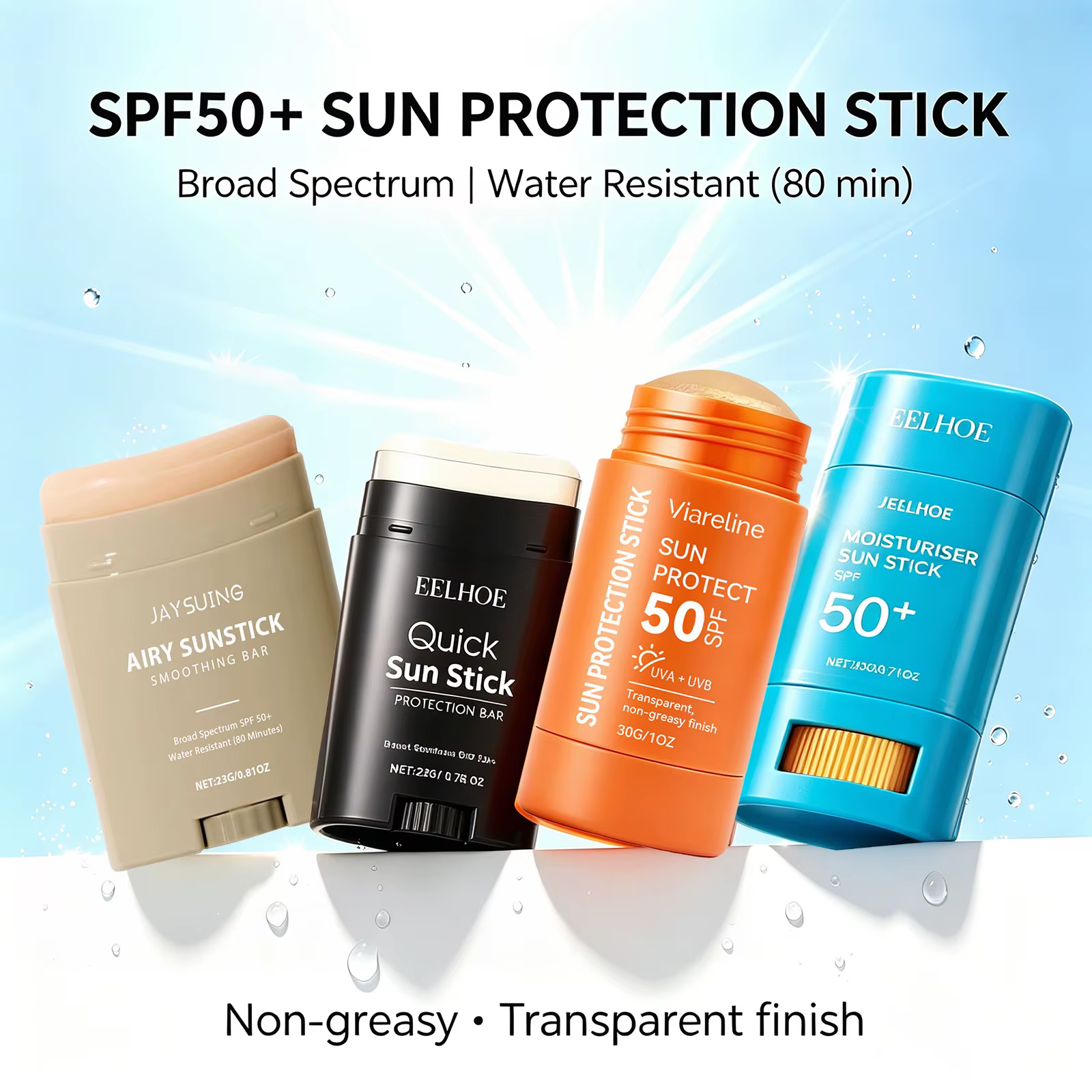 Stick solaire coréen SPF PA50++++ à large spectre