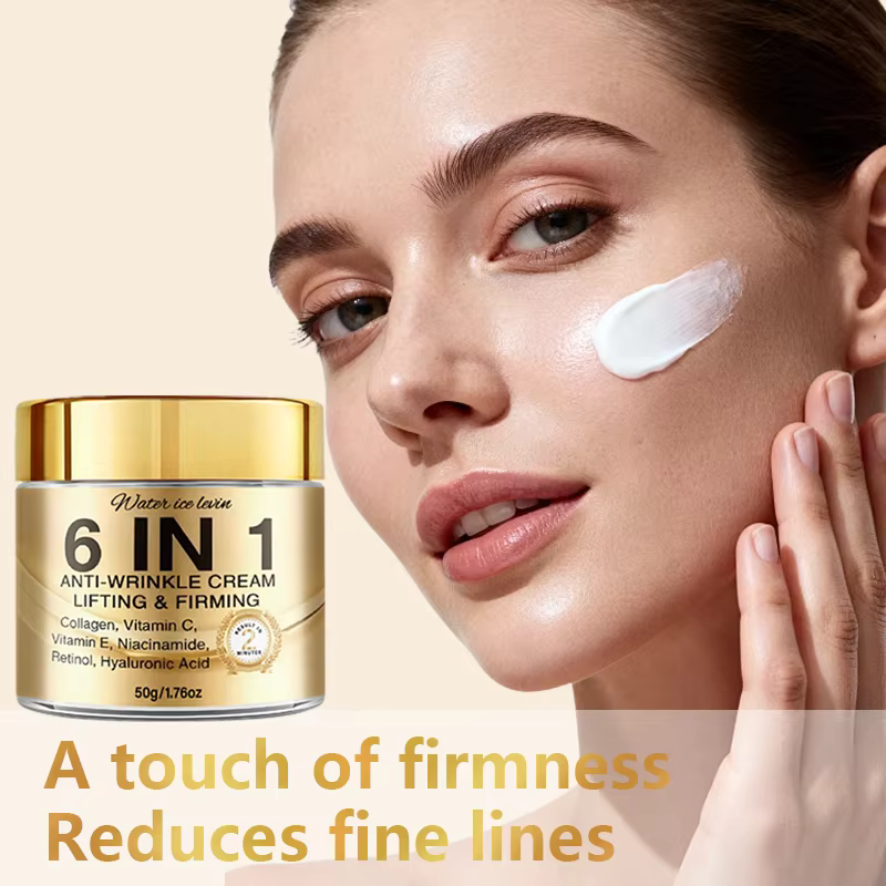 Crème anti-rides 6-en-1. Liftant