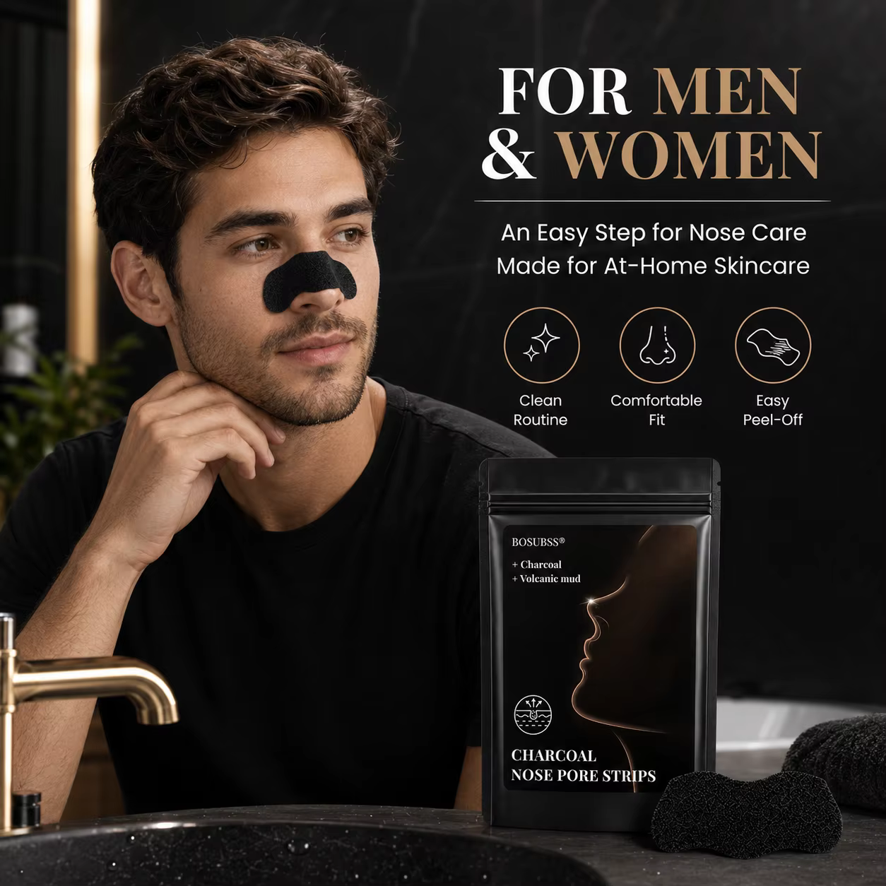10/30 Bandes de soin au charbon pour le nez