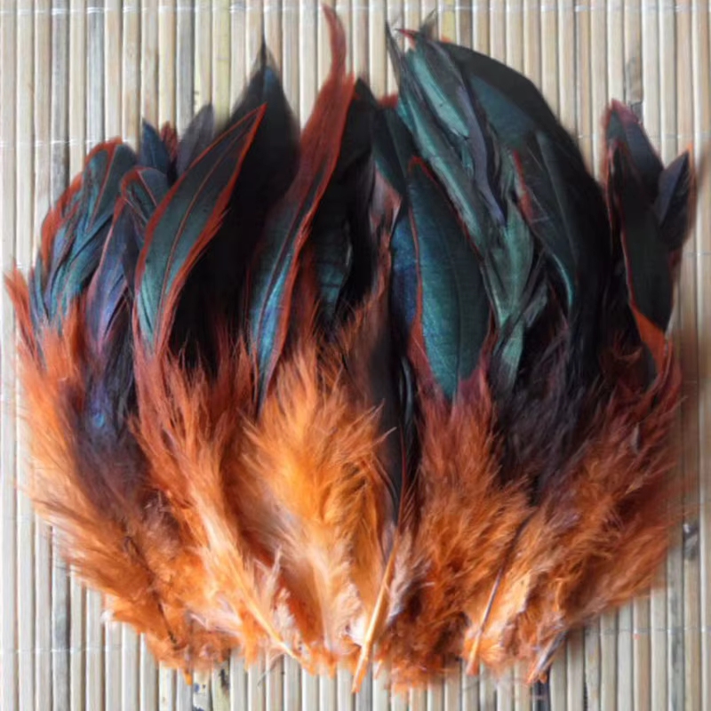 Plume décorative pour vêtements de scène, 12.5-20cm, masque, accessoires de bricolage, 50 racines par paquet
