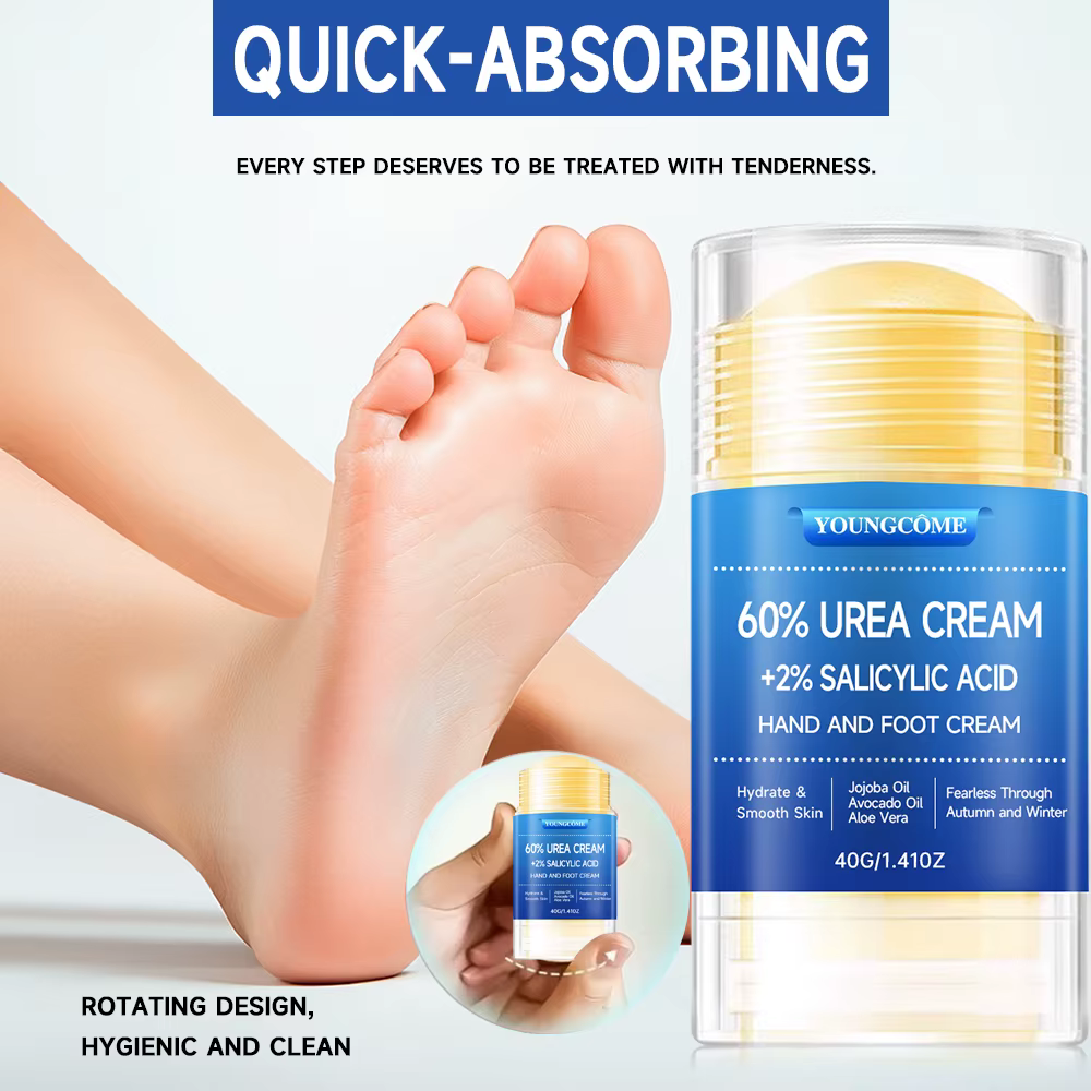 Crème à l'urée pour les pieds et les mains