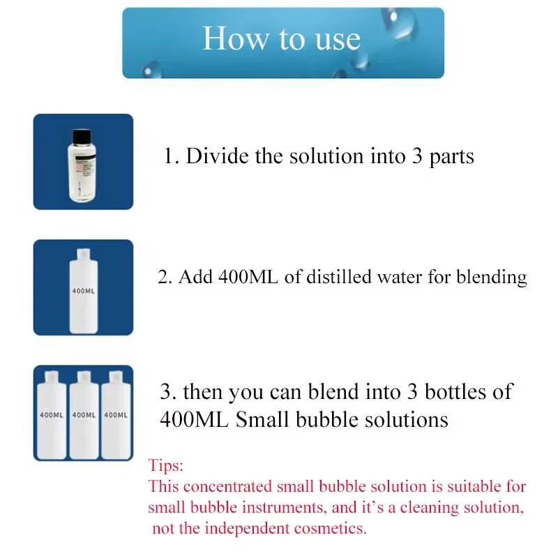 Solution professionnelle dermabrasion