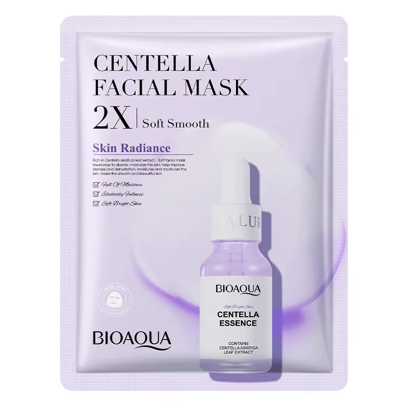 20 pièces/5 pièces Centella collagène masque Facial VC hydratant rafraîchissant feuille masques acide hyaluronique