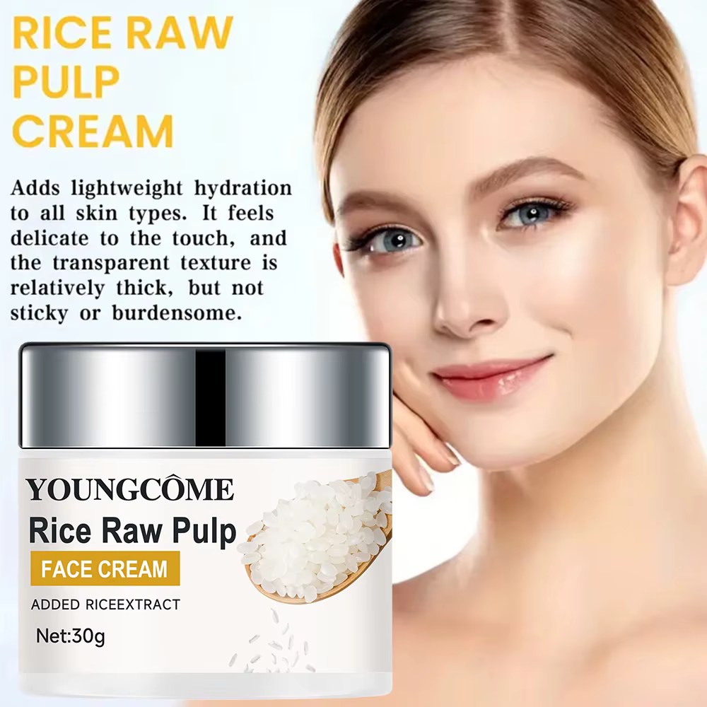 Crème de riz favorise l'élasticité
