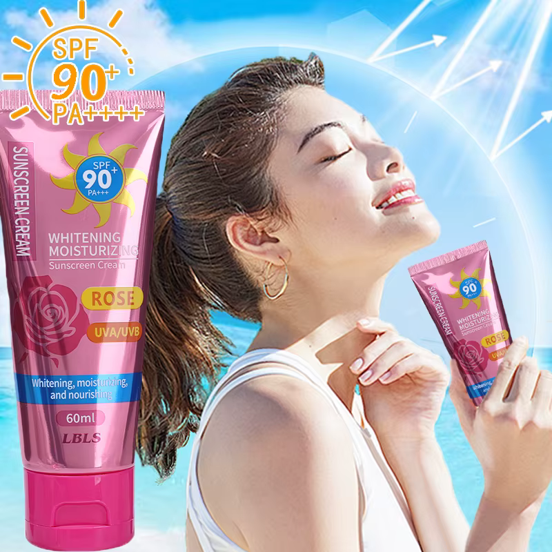 Crème solaire SPF90 + Protection contre les radiations UV Lsolation hydratante éclaircir le visage corps bras cuisses