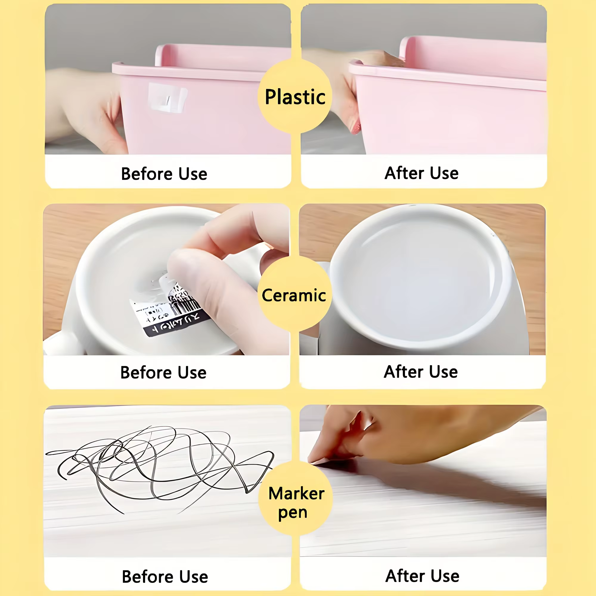 Lingettes adhésives jetables - nettoyant portable sans résidus adapté aux surfaces de cuisine, de salle de bain, de salon et de voiture