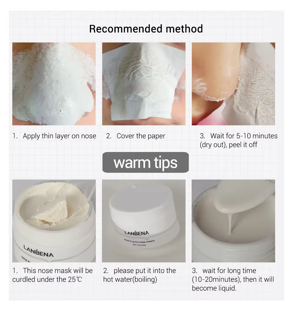 Masque nettoyant pour le nez LANBENA