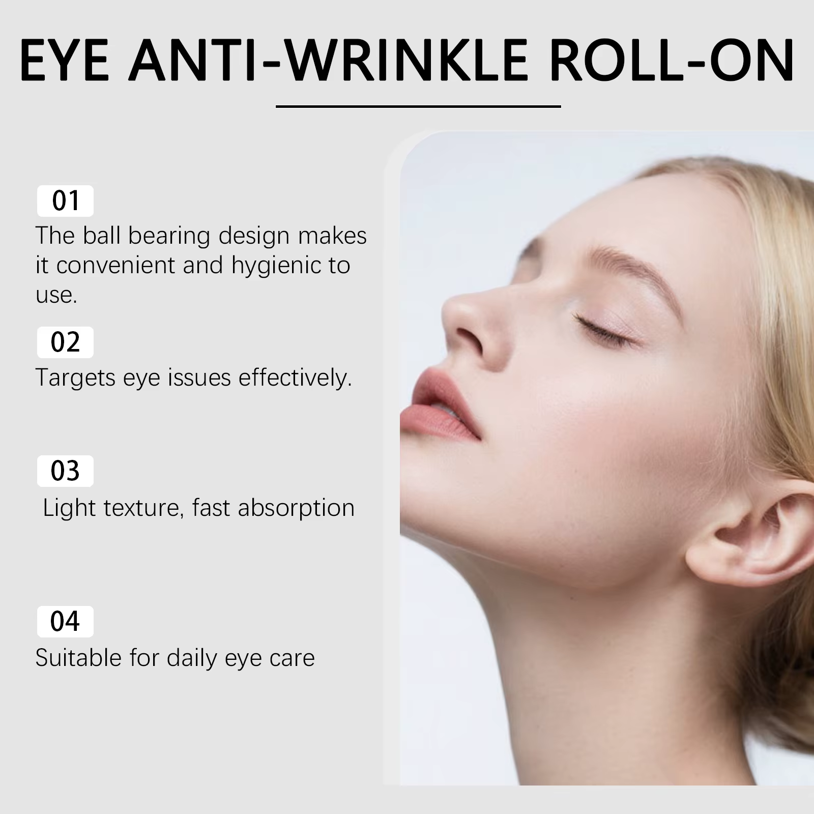 Sérum à rouleau pour les yeux