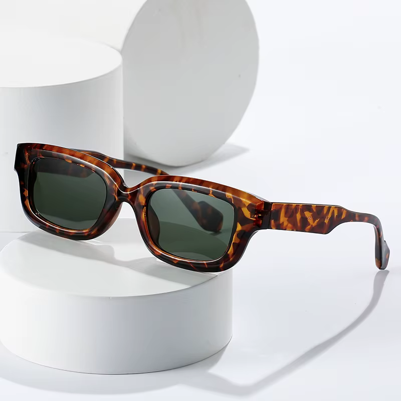 SO & EI rétro petit rectangle lunettes de soleil femmes bonbons couleurs nuances UV400 carré hommes lunettes de soleil