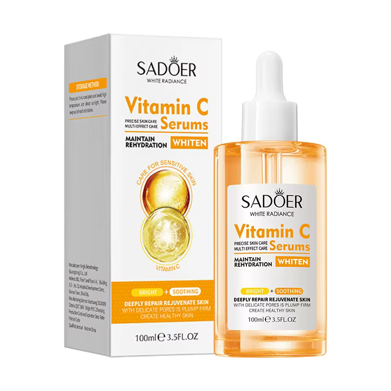 Centella Sakura collagène vitamine C acide hyaluronique sérum pour le visage soin de la peau hydratant raffermissant