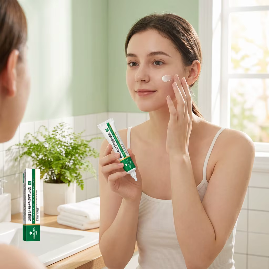 Crème Apaisante Hydratante et Rafraîchissante pour le Visage
