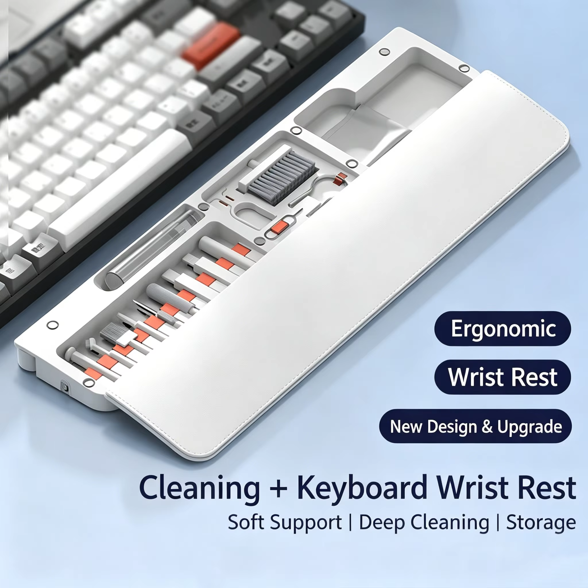 Kit de nettoyage multifonctionnel pour ordinateur - fournitures pour ordinateur portable, clavier, écran, produits de nettoyage pour tablette
