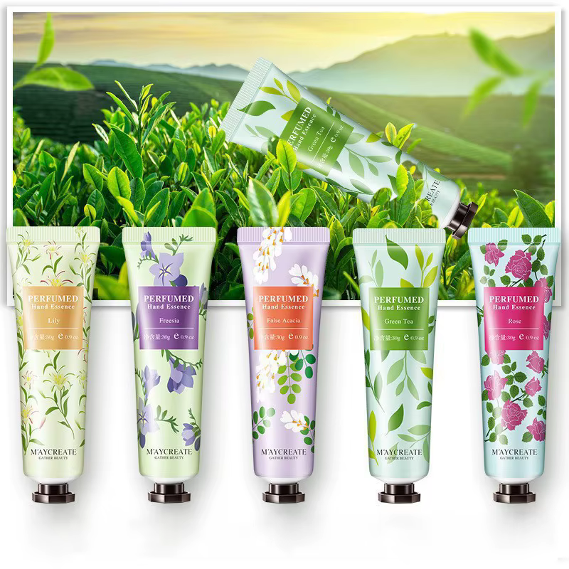 Ensembles de crème pour les mains fleuri fruitée
