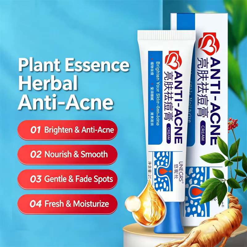Crème Visage Anti-Acné à Base de Plantes