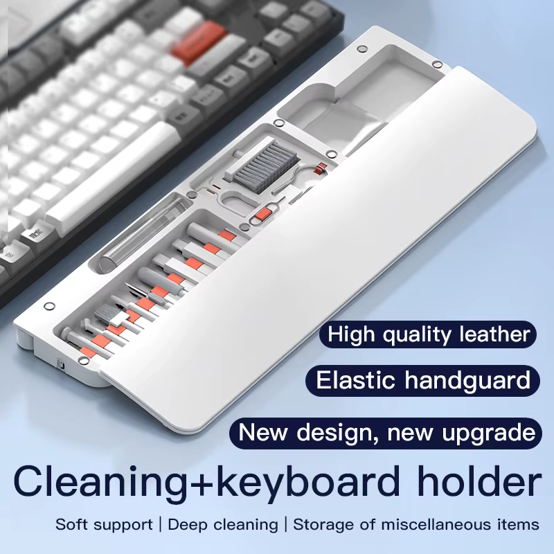 Kit de nettoyage numérique QS22 pour téléphone, appareil photo, ordinateur portable, clavier, casque, brosse, nettoyant pour écran, collecteur de poussière, cadeau de Noël