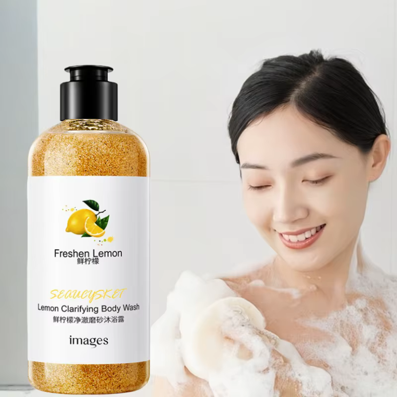 Gel douche exfoliant au citron 300 ml