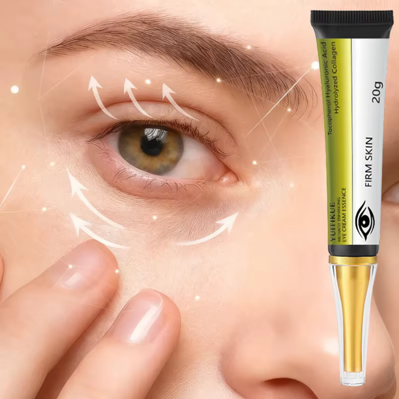 YUITIKUE Crème pour les yeux ferme instantanée 20g - avec acide hyaluronique et collagène