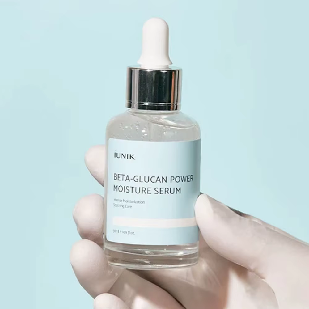 Sérum hydratant iUNIK bêta-glucan Power bleu sans Niacinamide