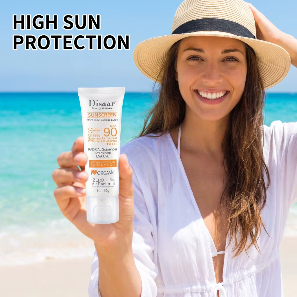 Crème solaire SPF90 PA+++ sans huile