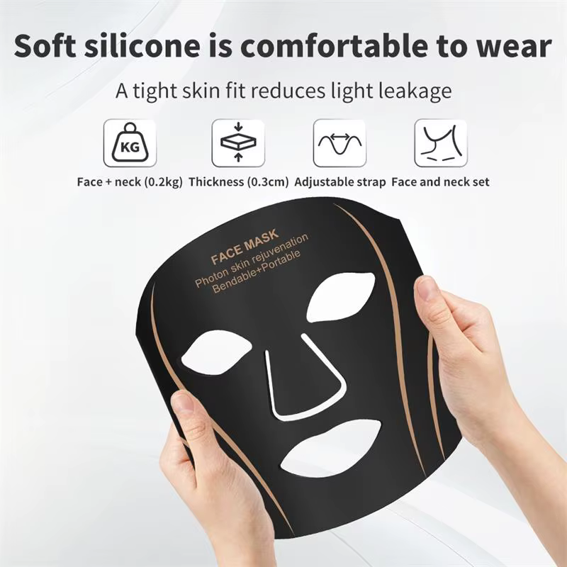 Masque LED pour le visage et le cou