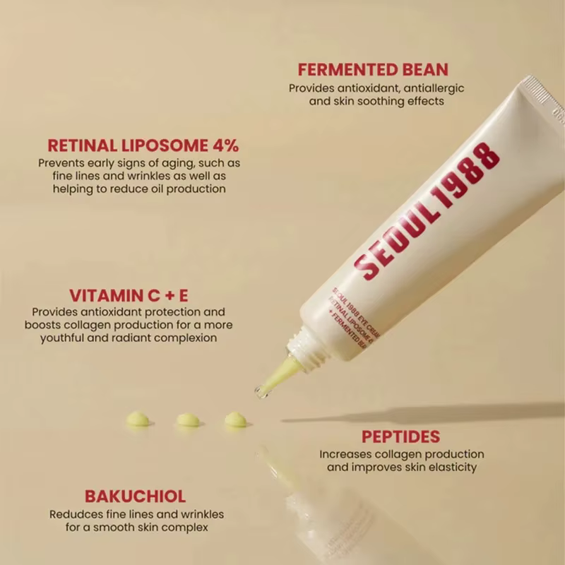 Coffret Sérum et Crème Rétinol Ginseng Yeux et Visage Seoul 1988 – Raffermissant