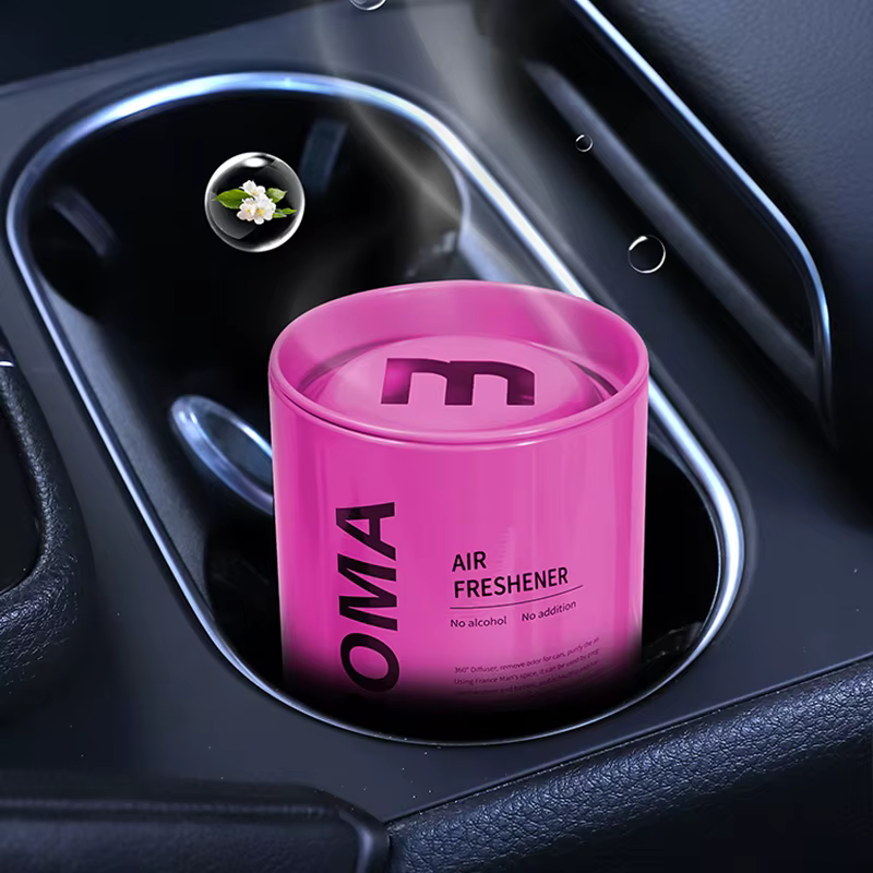 1pc Crème solide désodorisante d'aromathérapie automobile avancée, laisse un parfum longue durée et élimine les odeurs dans les voitures et les maisons