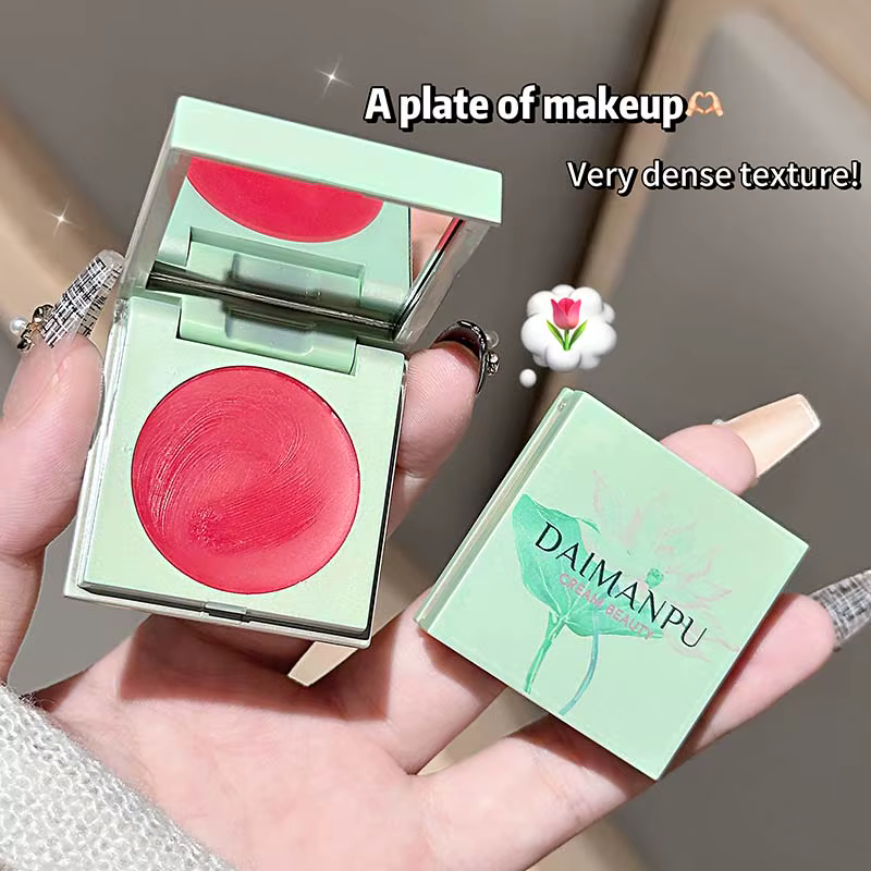 Lotus Tales Crème pour lèvres et joues 2 en 1 – Baume multi-usage hydratant à rinçage rosé naturel