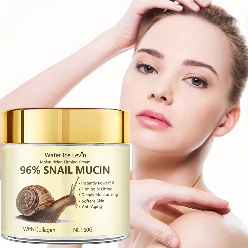 Crème raffermissante hydratante à 96 % de mucine d'escargot au collagène