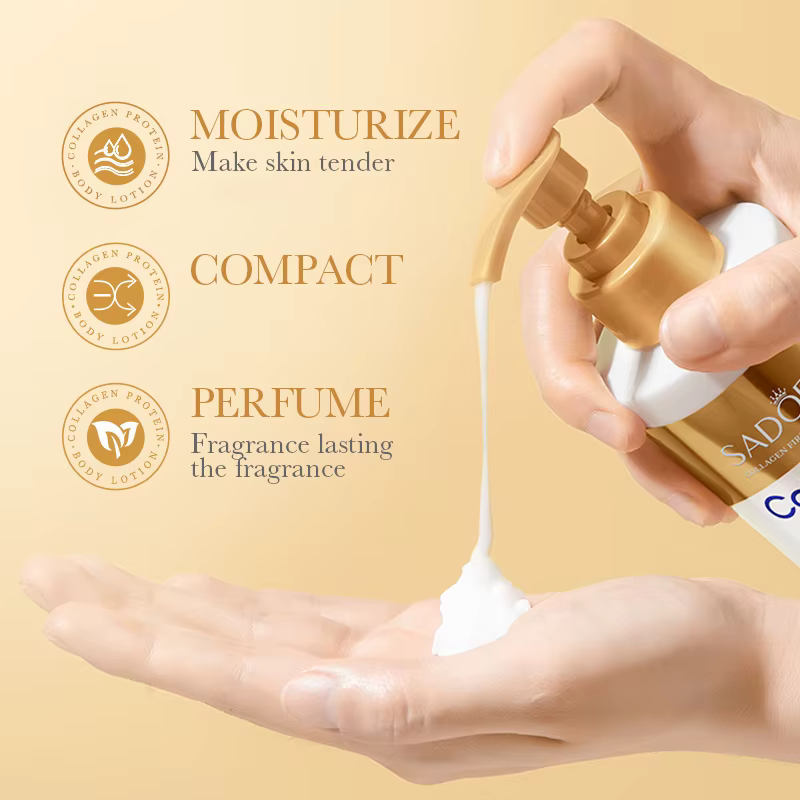 Lotion pour le corps au collagène pour raffermissant et hydratation – Hydratant intense Anti-âge pour peau sèche