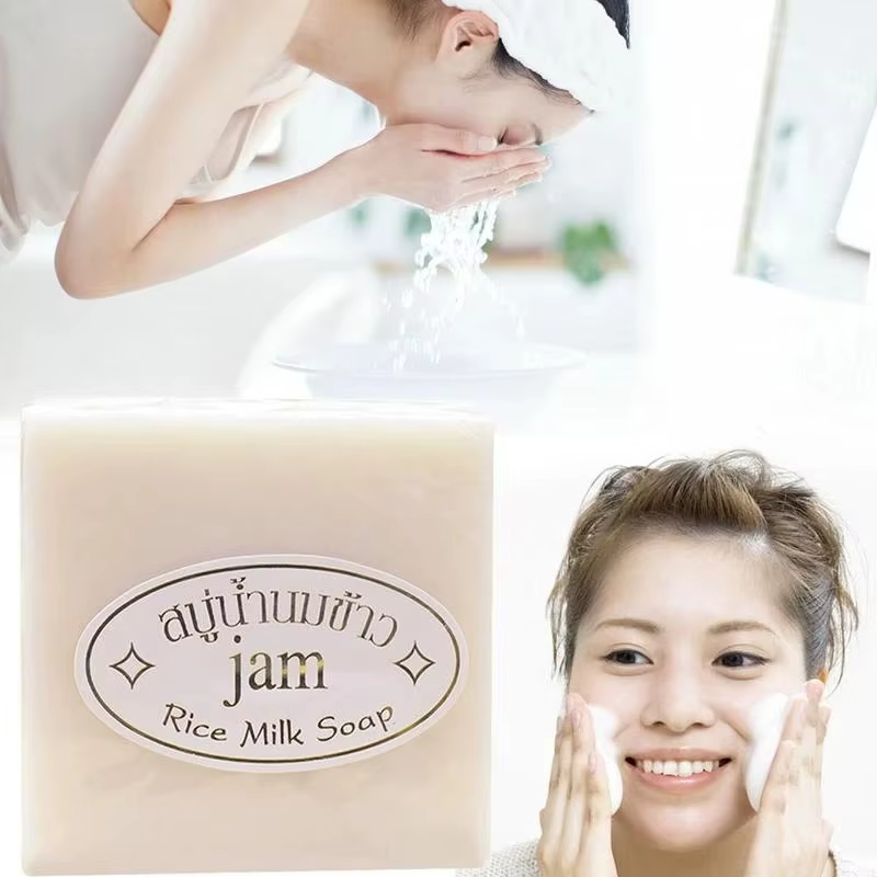 10 pièces savon au lait de riz thaïlandais 65g