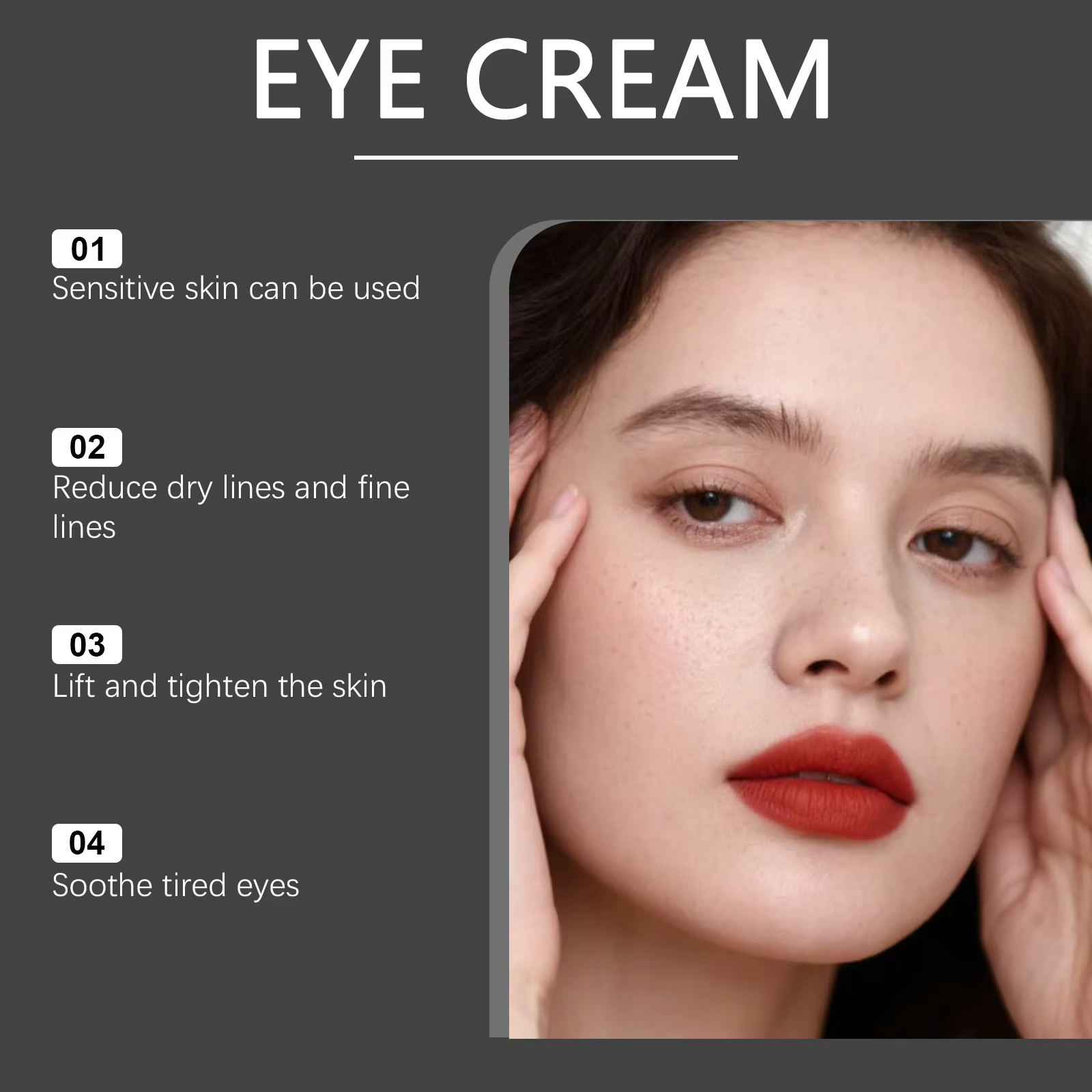 Crème pour les yeux ferme