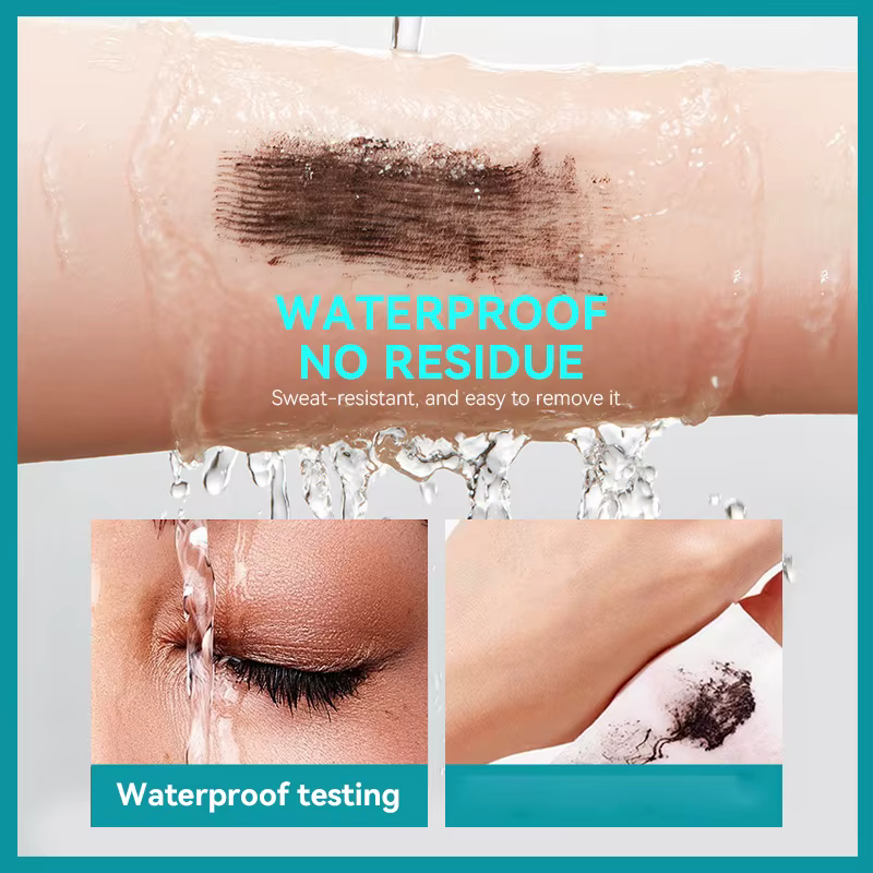 Mascara, imperméable et résistant à la transpiration, séchage rapide et anti-bavures, maquillage longue tenue, crée un maquillage des yeux épais et naturel