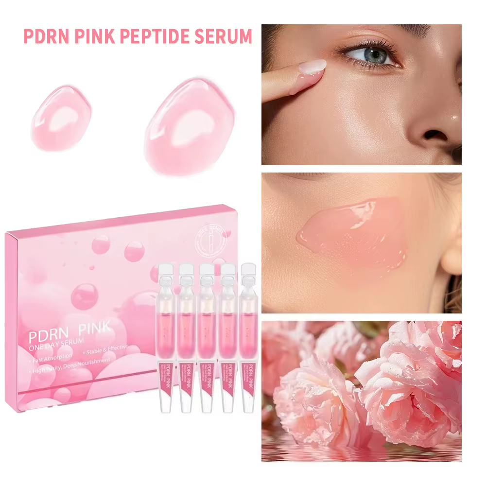 Sérum Rose Lumineux : Hydratation Intense et Éclat Instantané – Ampoule Essentielle pour Restaurer la Barrière Cutanée – Soin Quotidien de la Peau