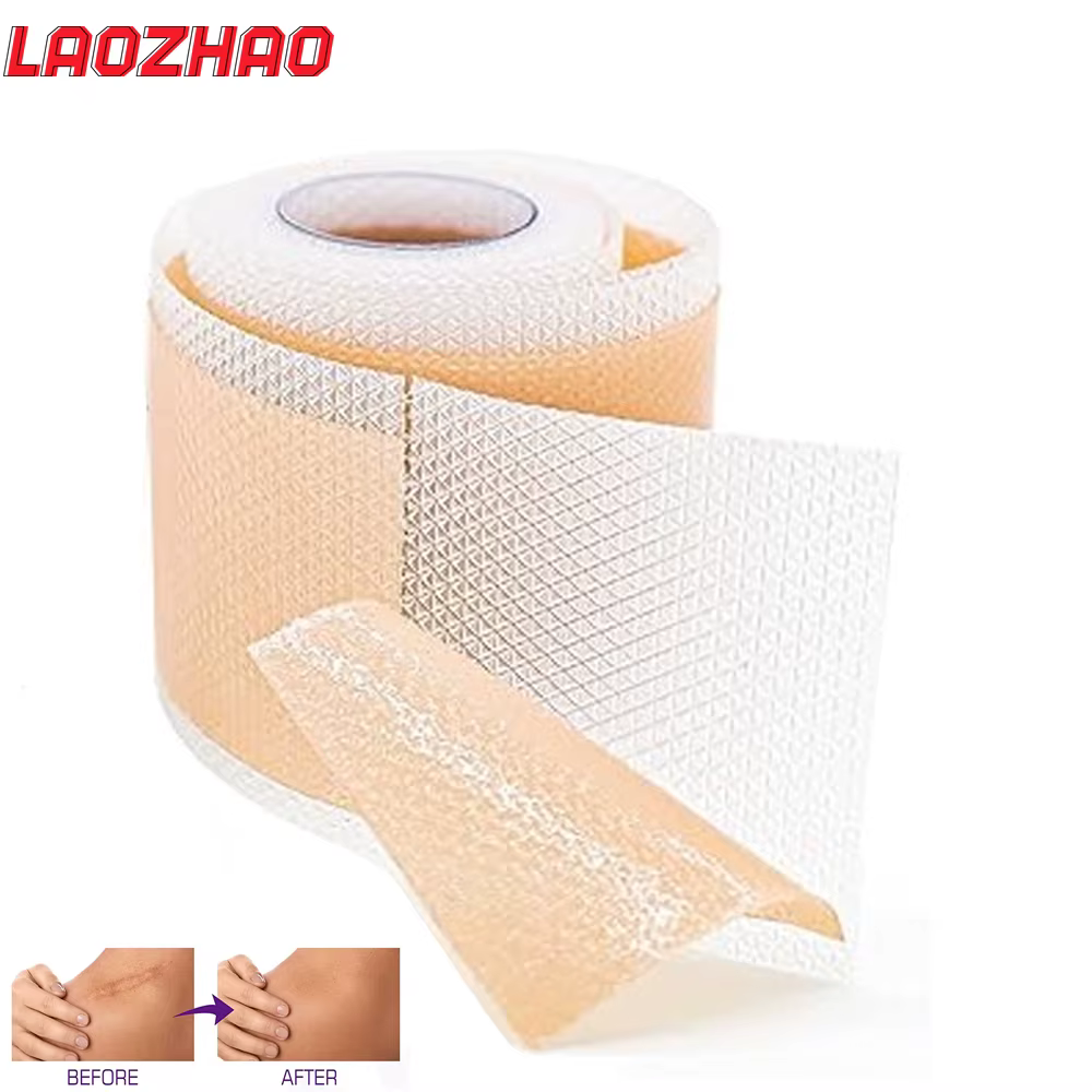 1 rouleau de feuilles de cicatrice en Silicone-grau médical