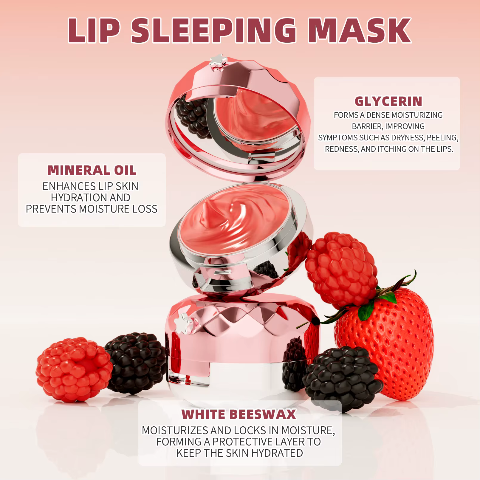 Masque de sommeil pour les lèvres