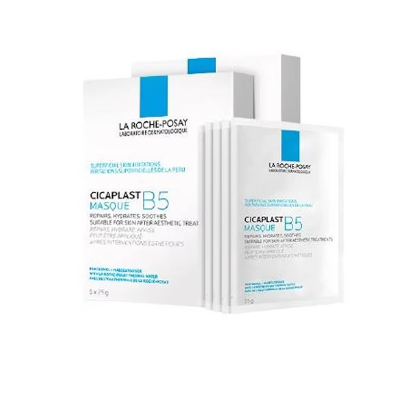 La Roche-Posay Cicaplast B5 Masque Réparateur Multi-Action Hydratation Intense Apaisant Réparation de la Barrière Cutanée Pour Peaux Sensibles Post-Soins