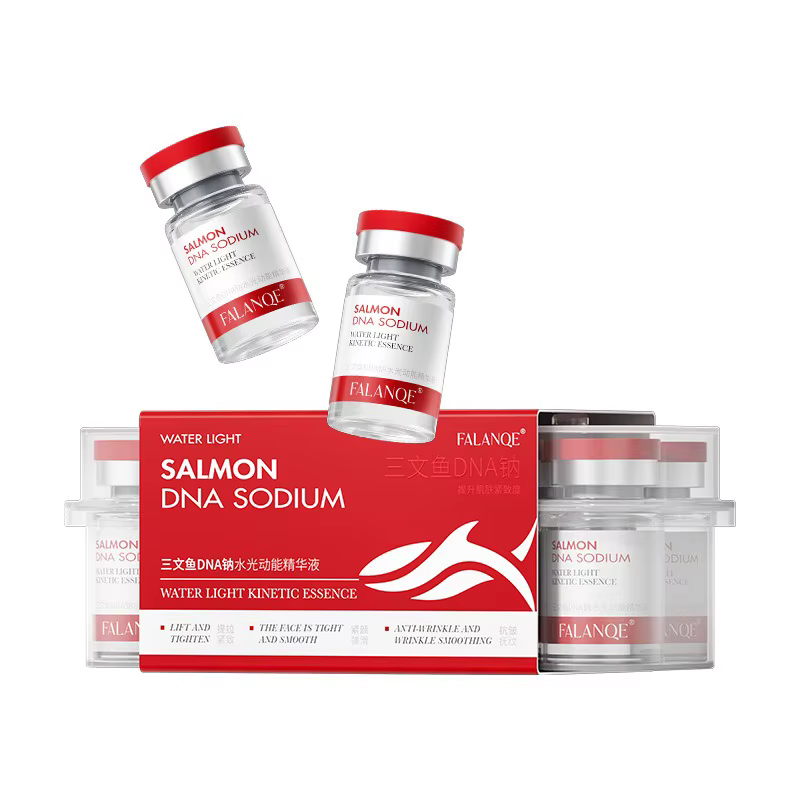 Salmon Dna Sodium hydratant Essence cinétique estompe les ridules visage
