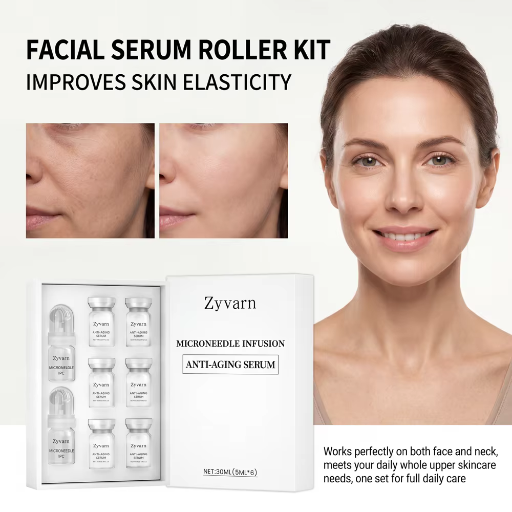 Ensemble de rouleaux de sérum nourrissant pour le visage