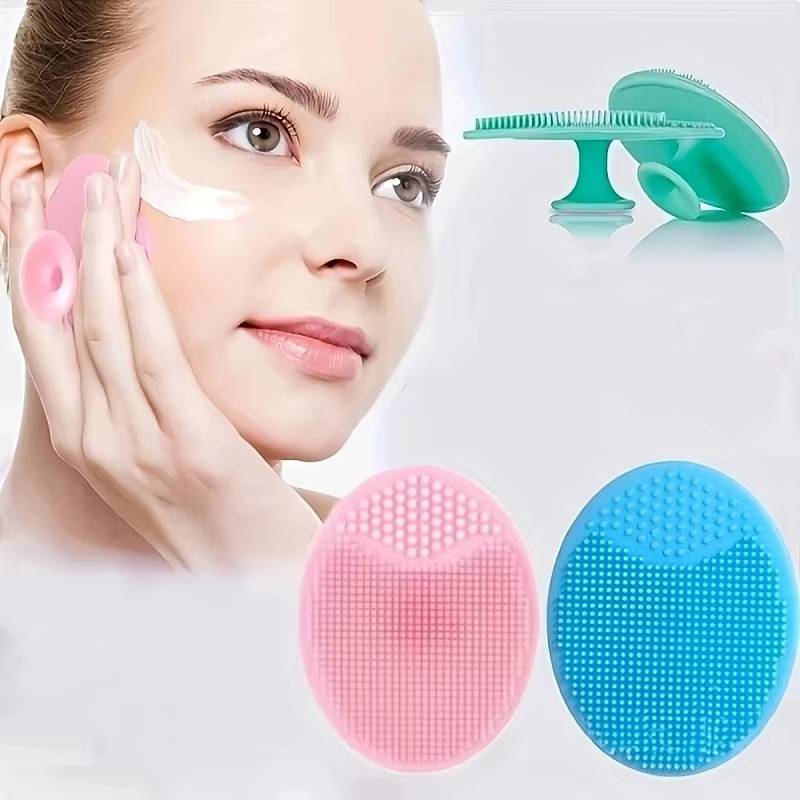 Outils de nettoyage du visage doux dissolvant de points noirs huile lèvres Peeling hors sûr Double face lavage