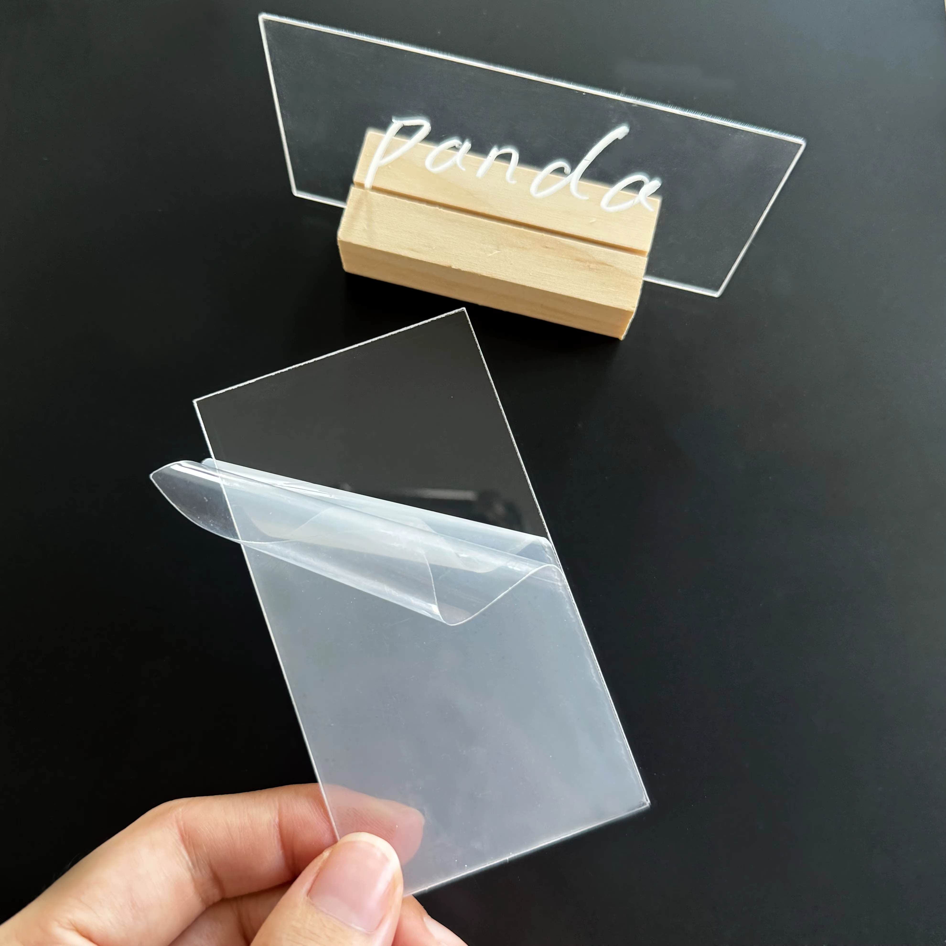 Feuilles acryliques transparentes en plexiglas, feuille de plastique, verre plexi transparent pour projets d'artisanat de bricolage, signe, artisanat, affichage et bricolage