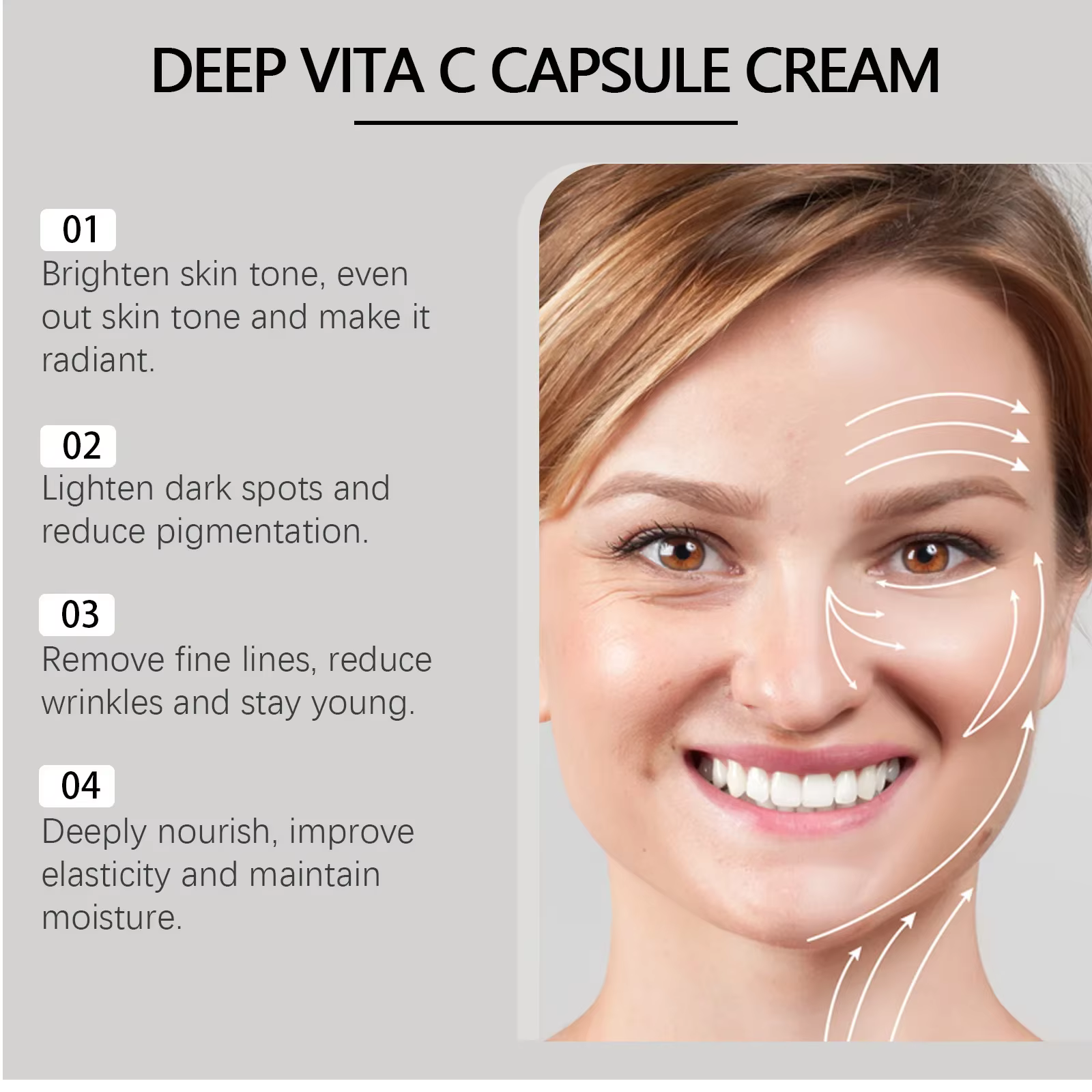 Niacinamide crème pour le visage estompe les taches foncées éclaircissante Melasma même le teint rétrécissement des