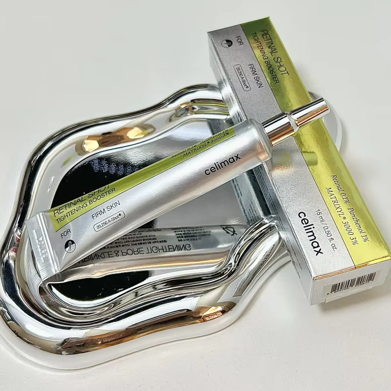 Sérum Raffermissant Coréen Original Celimax Vita A au Rétinol, Crème Contour des Yeux Hydratation Intense, Réducteur de Pores, Anti-Cernes, Éclaircissant et Réparateur