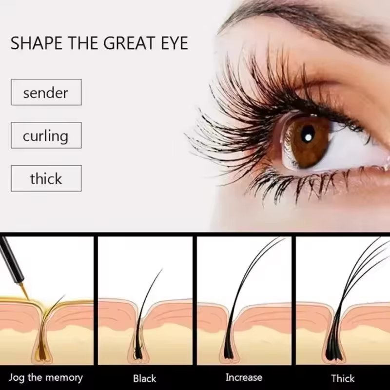 Sérum pour cils à croissance rapide, allongeant et épaississant, maquillage puissant, boucles naturelles, soin liftant pour cils, NOUVEAU