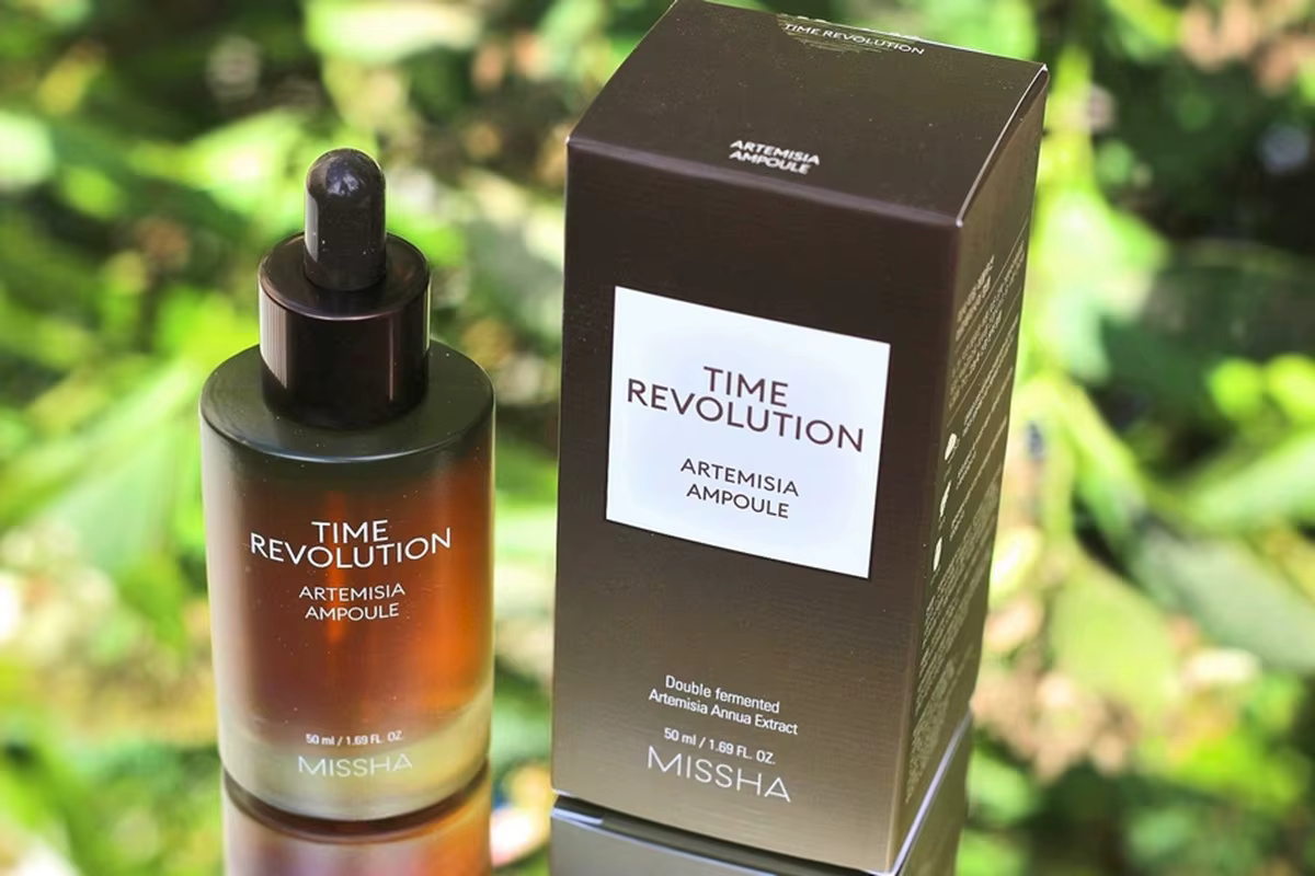 Missha Time Revolution Artemisia Ampoule 50ml sérum pour le visage coréen taches de rousseur dissolvant