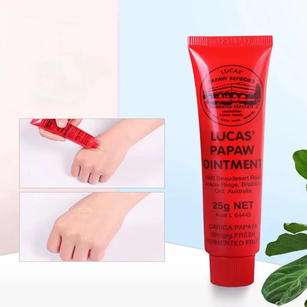 Soins du visage Lucas Papaw pommade baume rouge à lèvres hydratant Anti séchage multifonctionnel