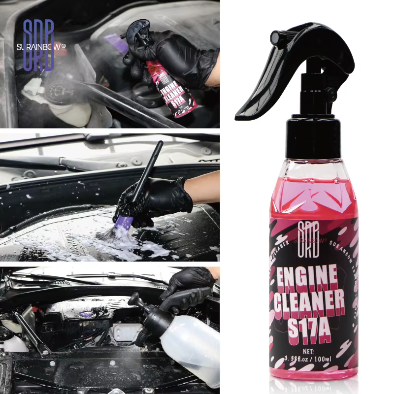 Nettoyeur et dégraissant pour baie de moteur de voiture, produit de nettoyage de décontamination puissant pour le nettoyage de la voiture du compartiment moteur, dissolvant de graisse